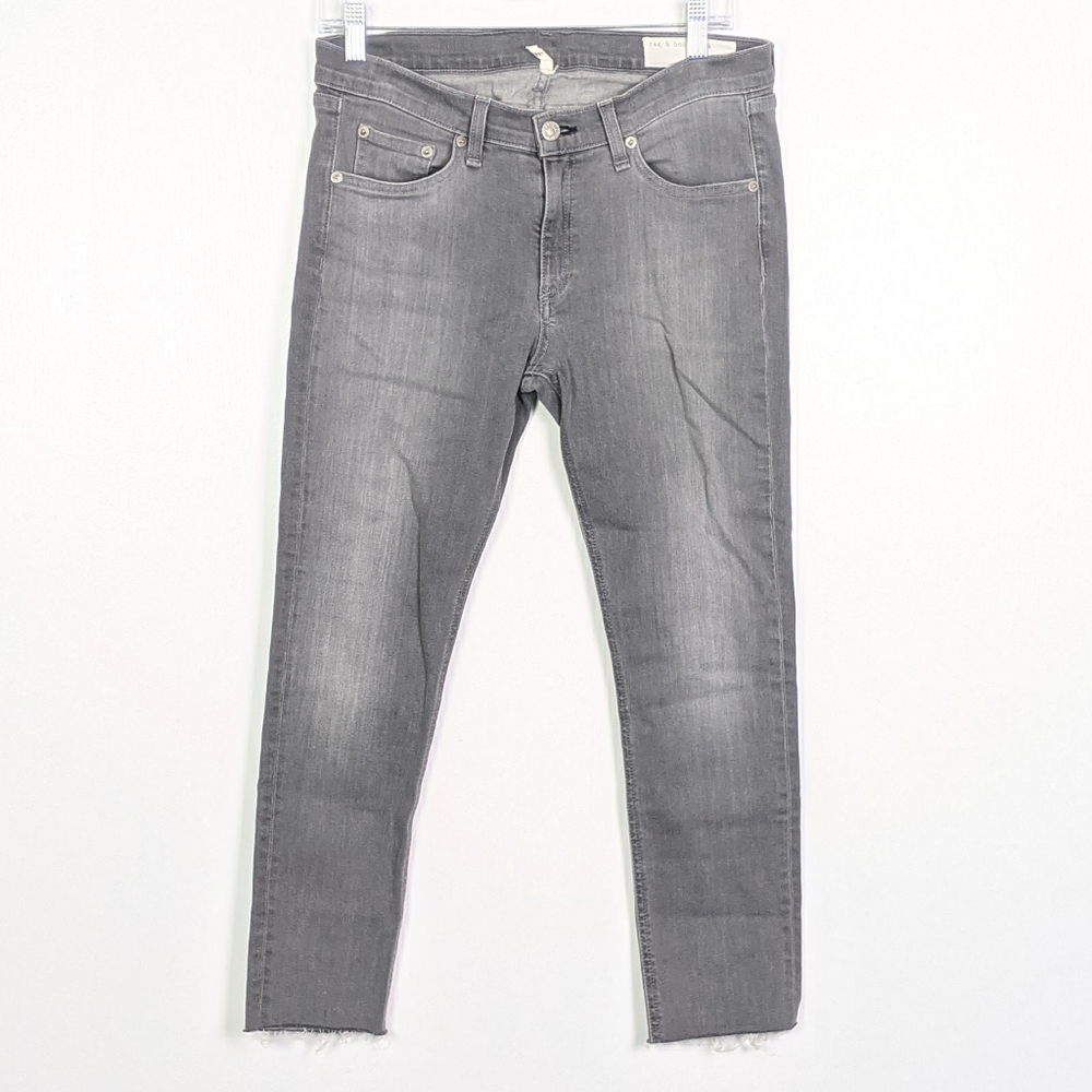 Rag & Bone Buxton Gray Skinny Jeans Size 30